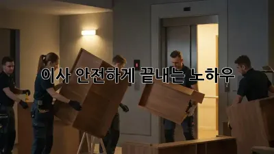 이사, 안전하게 끝내는 노하우!